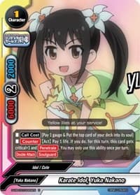 Karate Idol, Yuka Nakano - The iDOLM@STER Cinderella Girls Theater - Future Card BuddyFight card