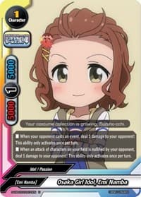 Osaka Girl Idol, Emi Namba - The iDOLM@STER Cinderella Girls Theater - Future Card BuddyFight card