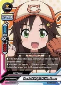 Baseball Idol, Yuki Himekawa - The iDOLM@STER Cinderella Girls Theater - Future Card BuddyFight card