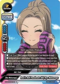 Rock'n Roll Passionate Idol, Ryo Matsunaga - The iDOLM@STER Cinderella Girls Theater - Future Card BuddyFight card