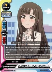Neat Idol Who Loves the Flute, Yukari Mizumoto - The iDOLM@STER Cinderella Girls Theater - Future Card BuddyFight card