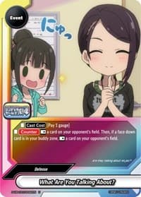 What Are You Talking About? - The iDOLM@STER Cinderella Girls Theater - Future Card BuddyFight card