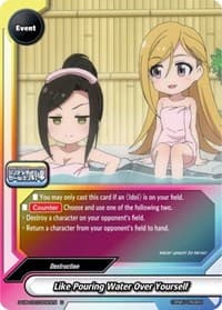 Like Pouring Water Over Yourself - The iDOLM@STER Cinderella Girls Theater - Future Card BuddyFight card