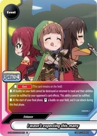 I wasn't expecting this many - The iDOLM@STER Cinderella Girls Theater - Future Card BuddyFight card