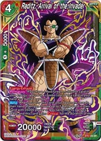Raditz, Arrival of the Invader - Malicious Machinations - Dragon Ball Super: Masters card