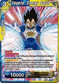Vegeta, Energy Salvo - Malicious Machinations - Dragon Ball Super: Masters card