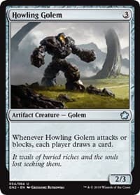 Howling Golem - Magic Game Night 2019 - Magic: The Gathering card