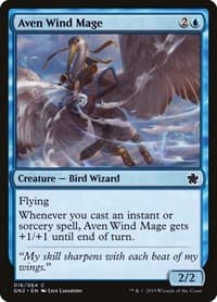 Aven Wind Mage - Magic Game Night 2019 - Magic: The Gathering card