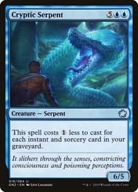 Cryptic Serpent - Magic Game Night 2019 - Magic: The Gathering card