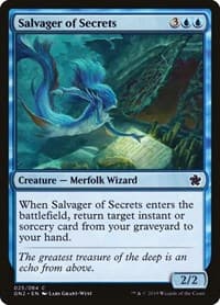 Salvager of Secrets - Magic Game Night 2019 - Magic: The Gathering card