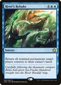 River's Rebuke - Magic Game Night 2019 - Magic: The Gathering card