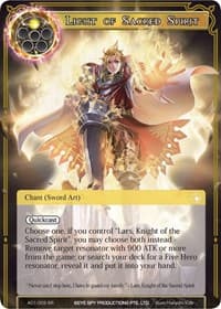Light of Sacred Spirit - Alice Origin - Force of Will card