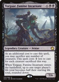 Torgaar, Famine Incarnate - Magic Game Night 2019 - Magic: The Gathering card