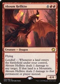 Akoum Hellkite - Magic Game Night 2019 - Magic: The Gathering card
