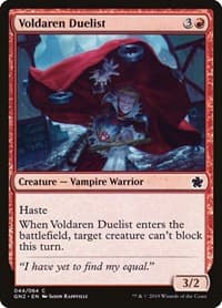 Voldaren Duelist - Magic Game Night 2019 - Magic: The Gathering card