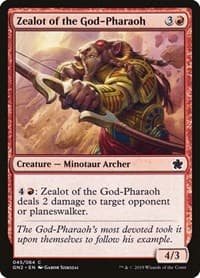 Zealot of the God-Pharaoh - Magic Game Night 2019 - Magic: The Gathering card