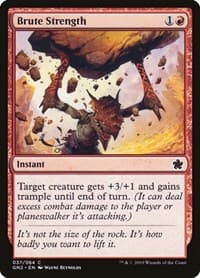 Brute Strength - Magic Game Night 2019 - Magic: The Gathering card