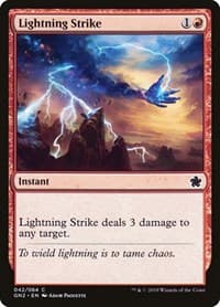 Lightning Strike - Magic Game Night 2019 - Magic: The Gathering card