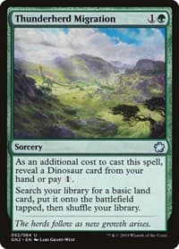 Thunderherd Migration - Magic Game Night 2019 - Magic: The Gathering card