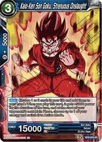 Kaio-Ken Son Goku, Strenuous Onslaught - Malicious Machinations - Dragon Ball Super: Masters card