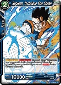 Supreme Technique Son Gohan - Malicious Machinations - Dragon Ball Super: Masters card