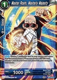 Master Roshi, Masterly Majesty - Malicious Machinations - Dragon Ball Super: Masters card