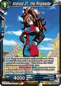 Android 21, the Ringleader - Malicious Machinations - Dragon Ball Super: Masters card