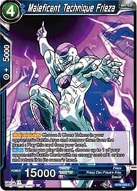 Maleficent Technique Frieza - Malicious Machinations - Dragon Ball Super: Masters card