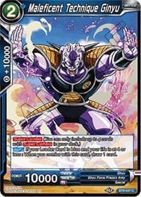Maleficent Technique Ginyu - Malicious Machinations - Dragon Ball Super: Masters card