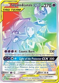 Solgaleo & Lunala GX (Secret) - SM - Cosmic Eclipse - Pokemon card