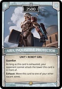 AIRA, Inquisitive Protector - Revelations - Argent Saga TCG card
