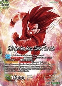 Son Goku // Kaio-Ken Son Goku, Turning the Tide - Malicious Machinations - Dragon Ball Super: Masters card