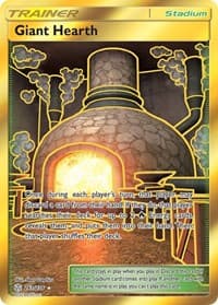 Giant Hearth (Secret) - SM - Cosmic Eclipse - Pokemon card