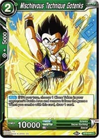 Mischievous Technique Gotenks - Malicious Machinations - Dragon Ball Super: Masters card