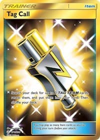 Tag Call (Secret) - SM - Cosmic Eclipse - Pokemon card