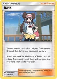 Rosa - SM - Cosmic Eclipse - Pokemon card