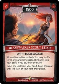Blazewalker Scout, Leiah - Revelations - Argent Saga TCG card