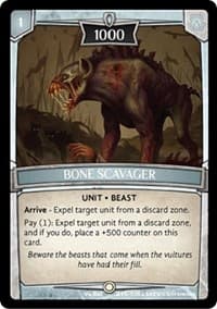 Bone Scavager - Revelations - Argent Saga TCG card