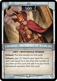 Charise, Archivist of Worlds - Revelations - Argent Saga TCG card
