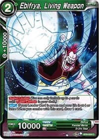 Ebifrya, Living Weapon - Malicious Machinations - Dragon Ball Super: Masters card