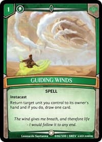 Guiding Winds - Revelations - Argent Saga TCG card