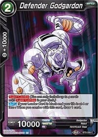 Defender Godgardon - Malicious Machinations - Dragon Ball Super: Masters card