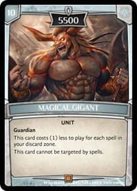 Magical Gigant - Revelations - Argent Saga TCG card