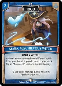Mara, Mischievous Witch - Revelations - Argent Saga TCG card