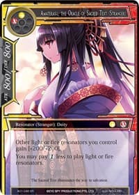 Amaterasu, the Oracle of Sacred Text (Stranger) - Alice Origin - Force of Will card