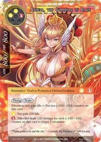 Athena, the Guardian of Blaze - Alice Origin - Force of Will card