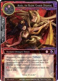 Azazel, the Blazing Charger (Stranger) - Alice Origin - Force of Will card