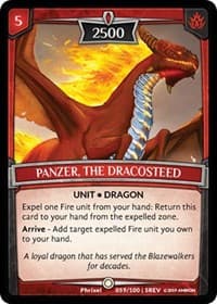 Panzer, the Dracosteed - Revelations - Argent Saga TCG card