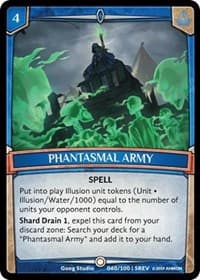 Phantasmal Army - Revelations - Argent Saga TCG card