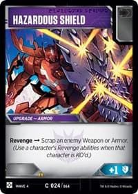 Hazardous Shield - War for Cybertron: Siege II - Transformers TCG card